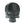 Beads wholesaler  - Swarovski 2856 skull flat back jet hematite 18x14mm (1)