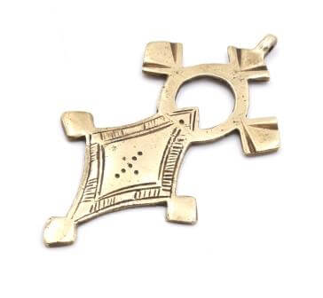 Buy Tuareg cross pendant in bronze 90x45mm(1)