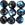 Beads Retail sales Perles facettes de bohème jet ab 12mm (6)