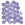 Beads wholesaler  - Honeycomb beads 6mm purple vega (30)