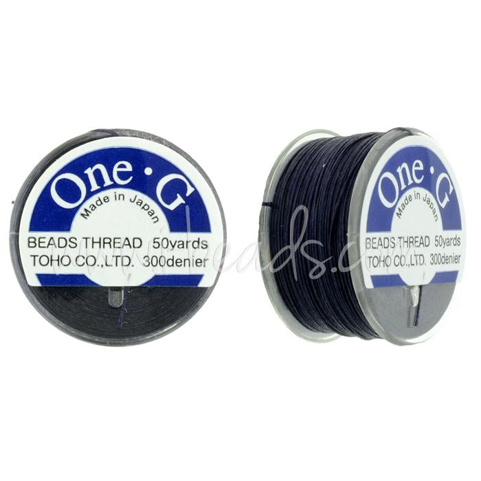 Toho One-G bead thread Navy 50 yards/45m (1)