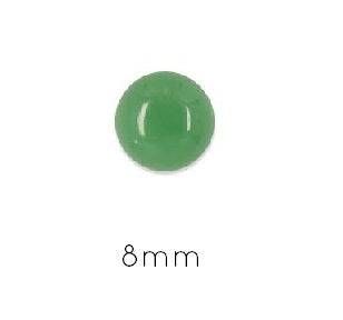 Round cabochon Green Aventurine 8mm (1)