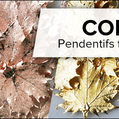 Pendentifs Feuille &amp; Accessoires Charms Bijoux