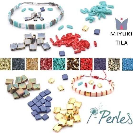 Créer le bijoux tendance avec les perles Tila sur i-Perles