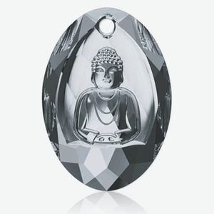 Pendentif Bouddha Cristal 6871