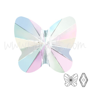 Perles Papillon 5754 Cristal Elements