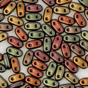 Square Flat Tile One Hole Czech Beads - Picasso Beads - Czech Glass Beads  Wholesale Supplier
