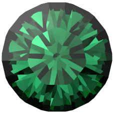 Chaton Swarovski 1028 MAJESTIC GREEN Vente en Gros