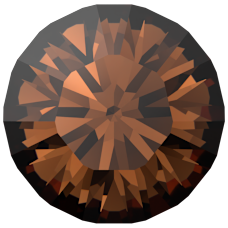 Chaton Swarovski 1028 RECREATED SMOKED TOPAZ Vente en Gros