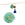 Beads wholesaler  - Green aventurine pendant 12mm astrological sign Capricorn - Hole: 1mm (1)