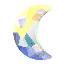 2813 Moon Flat Back Swarovski®