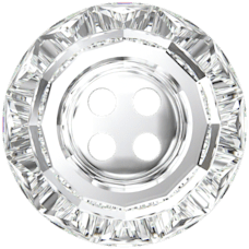 3008 Classic CB (4 holes) — Pierres à coudre Swarovski®