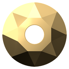 Bouton Swarovski 3188 CRYSTAL AURUM F Vente en Gros
