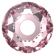 Bouton Swarovski 3188 LIGHT ROSE F Vente en Gros