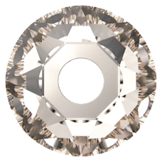 Bouton Swarovski 3188 LIGHT SILK F Vente en Gros
