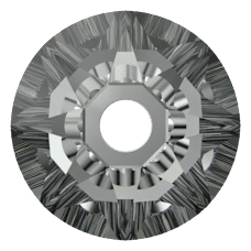 Bouton Swarovski 3188 CRYSTAL SILVNIGHT Vente en Gros