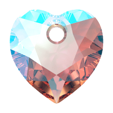 Pendentif Swarovski 6432 Light Rose Shimmer Vente en Gros