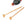 Beads wholesaler  - Head pin with a star - Golden brass 31x4x0.7mm (2)