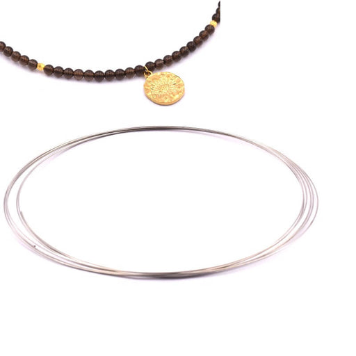 Buy Memory steel wire necklace - diam: 11.5cmx0.6mm (5 circles)