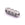 Beads wholesaler  - Stainless steel tube bead engraved diamond 18.5x6mm Hole: 2mm (1)