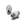 Beads Retail sales Striated oval bead stainless steel 10x6mm - hole 1.5mm (2)