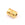 Beads wholesaler  - Cylinder tube bead ethnic star golden steel 8x6mm - hole: 1.8mm (1)