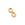 Beads wholesaler  - Drop pendant and zircon rhinestone Golden stainless steel 9mm - Hole: 2mm (1)