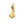 Beads Retail sales Pendant flower charm golden steel with lobster clasp 8mm (1)