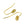 Beads Retail sales Earring hook and Tray 6mm Golden Stainless Steel - Hole: 1mm (2)