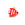 Beads wholesaler  - Little fish pendant with red striped white enamel - Golden steel -12mm - Hole: 1mm (1)