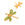 Beads Retail sales Dragonfly pendant with green enamel - Golden stainless steel 27x24mm (1)