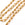 Beads wholesaler  - Ribbed and oval chain - 9x6mm - Golden stainless steel (50cm)