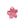 Beads Retail sales Flower pendant pink enamel -Golden stainless steel and 24mm (1)