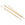 Beads wholesaler  - Flat head pin - Long-lasting golden stainless steel 50x0.5mm (5)