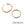 Beads Retail sales Huggie hoop earring - Golden steel - 21x1.6mm - id: 18mm (2)