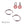 Beads wholesaler  - Huggie hoop earrings Stainless steel - 16x2mm (2)