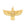 Beads Retail sales Flying eagle pendant in golden stainless steel with glass cabochon - 37mm (1)