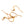 Beads wholesaler  - Earring hooks Golden stainless steel - 16x20mm (4)