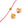 Beads wholesaler  - Heart bead -Golden stainless steel - 4mm - Hole: 0.8mm (2)