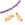 Beads wholesaler  - Tiny charm fish - Gold-tone stainless steel - 7mm (2)