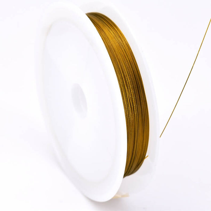 Cable with nylon coating -Bronze - 0.30mm (20m)