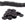 Beads Retail sales Black coconut heishi beads 22x4-5mm - Hole: 3mm (100)