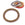 Beads wholesaler  - Nepalese crocheted bangle bracelet bronze 65mm (1)