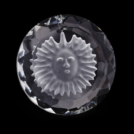 Round engraved glass sun pendant 45mm (1)
