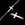 Beads wholesaler  - Cross Connector with White Enamel Finish - 12mm Golden Brass (1)
