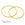 Beads wholesaler  - Closed jump rings link - yellow golden brass striated 30x1mm (2)