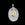 Beads wholesaler  - Quartz crystal oval pendant with zircon eye 18mm - Hole: 1.8mm (1)