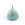 Beads Retail sales Carved shell amazonite pendant - golden brass and zircon -23x20mm (1)