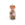 Beads wholesaler  - Glass bottle pendant with Tourmaline chips 18x10mm (1)