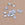 Beads wholesaler  - Tiny Glass charm diamond effect cut 4x2mm - hole-0.7mm (10)